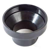 Whale Air Duct Fitting Reducer 90mm x 65mm Black - DX9013B